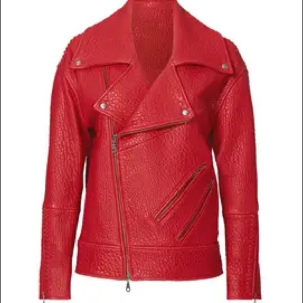 Rebecca Minkoff Red Brutus Jacket